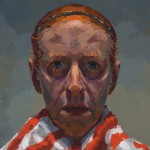 Flag, oil on panel, 12” x 15”, 2003